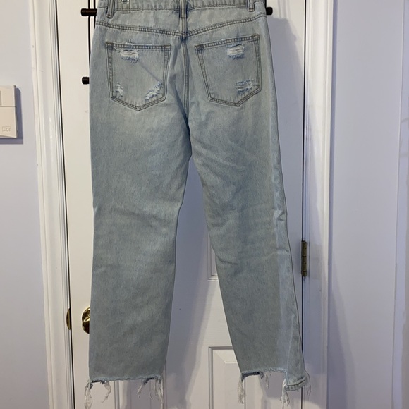 Women’s size 4/27 Vervet jeanswith raw hem, high-rise, slim wide-leg - Picture 3 of 5